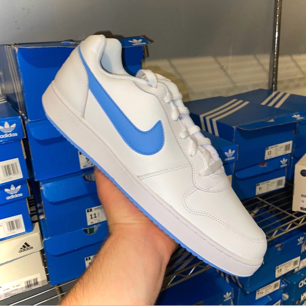 New Nike Ebernon Low White and University Blue